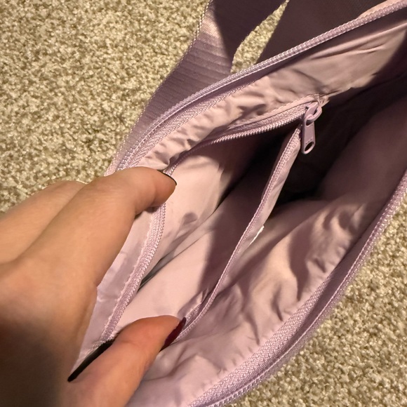 Aerie Lavender Puff Love Mini Quilted Crescent Bag - Picture 7 of 7